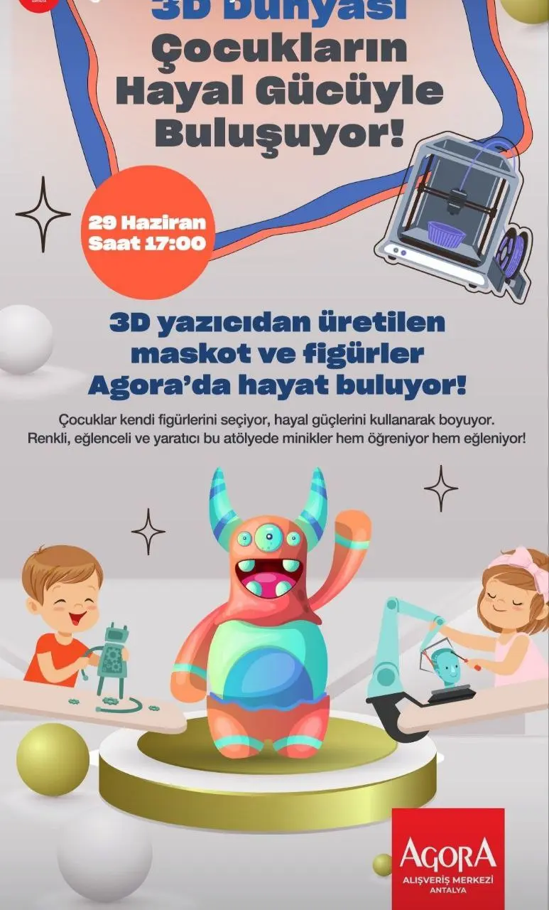 3D встреча с детским воображением в ТЦ Agora
