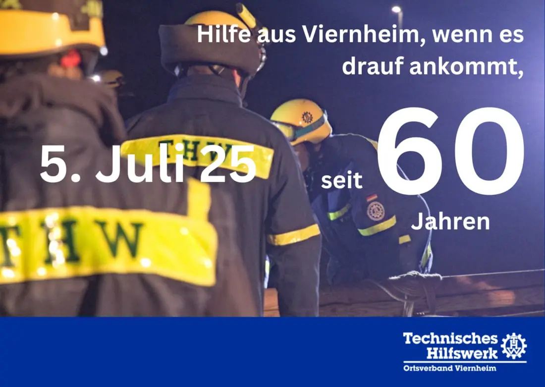 ЮБИЛЕЙ 60 ЛЕТ THW VIERNHEIM