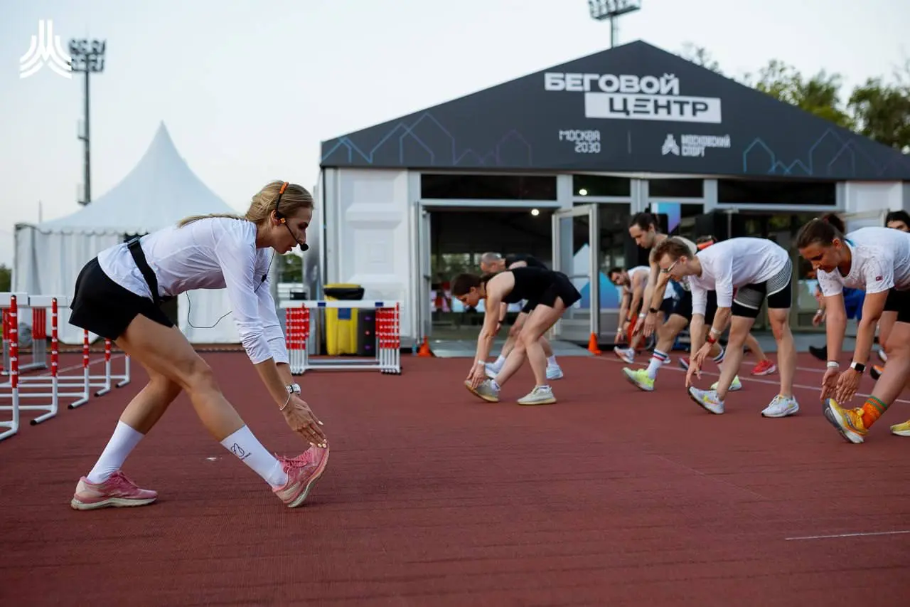 Открытие Бегового центра в «Лужниках»