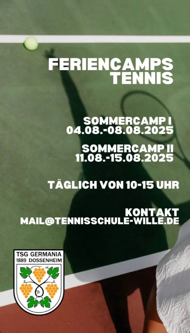 СПОРТ ЛАГЕРЯ ОТ TSG Germania 1889 Dossenheim e.V.