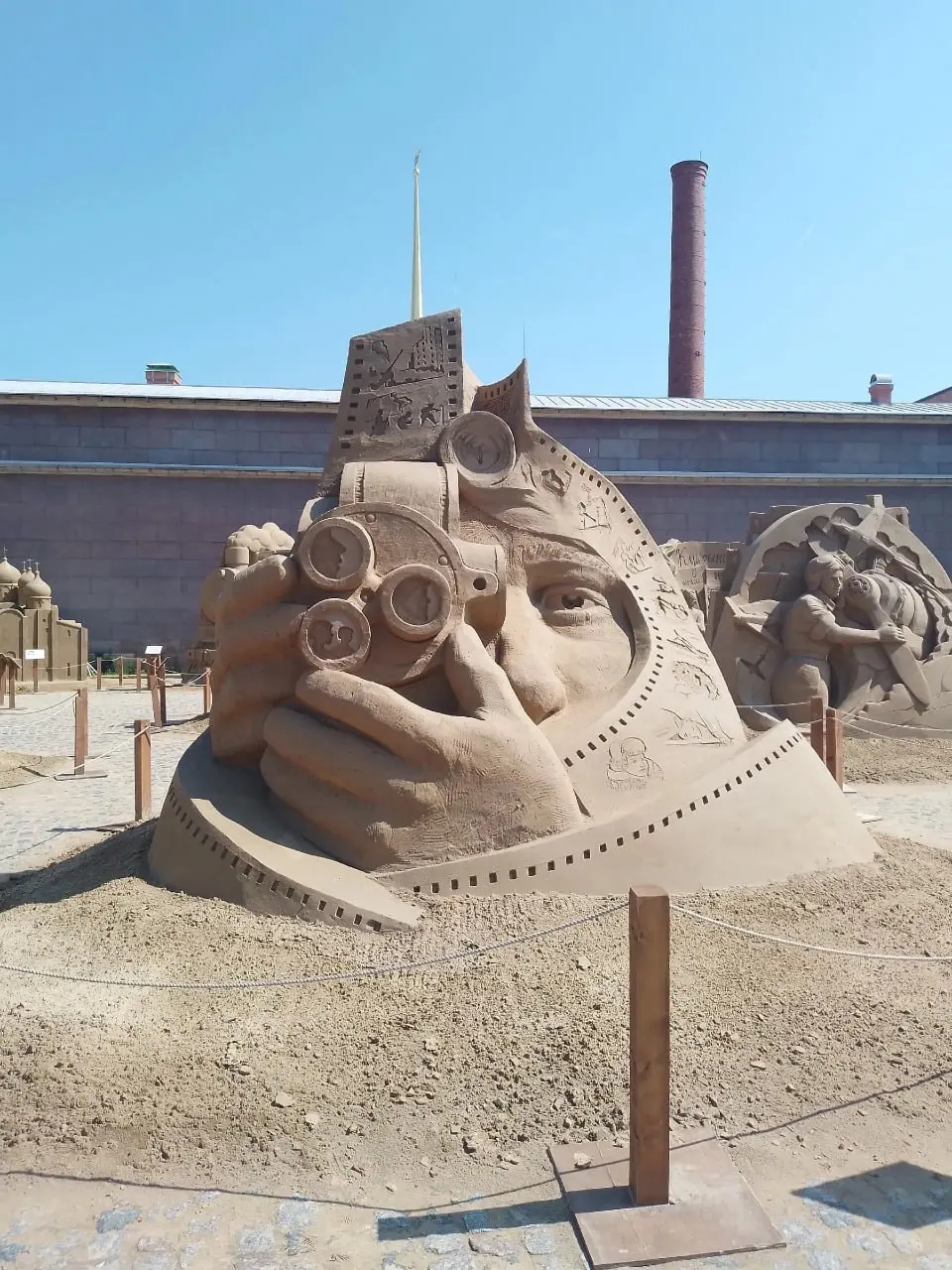 Фестиваль песчаных скульптур в Петропавловской крепости