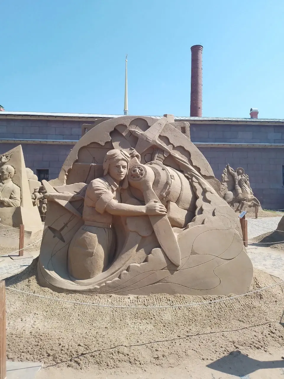 Фестиваль песчаных скульптур в Петропавловской крепости
