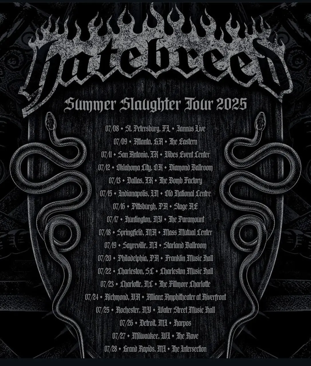 Hatebreed July 27,2025