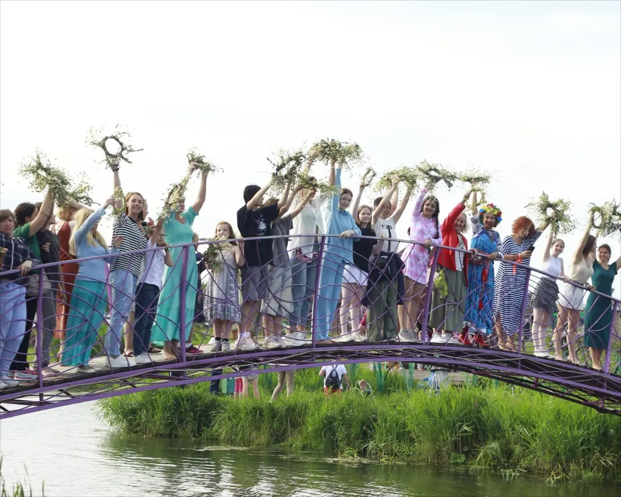 Народные гулянья в честь праздника Ивана Купалы и празднование Дня города Калининграда