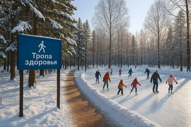 В «Юбилейном» парке появятся тропа здоровья и зимний каток