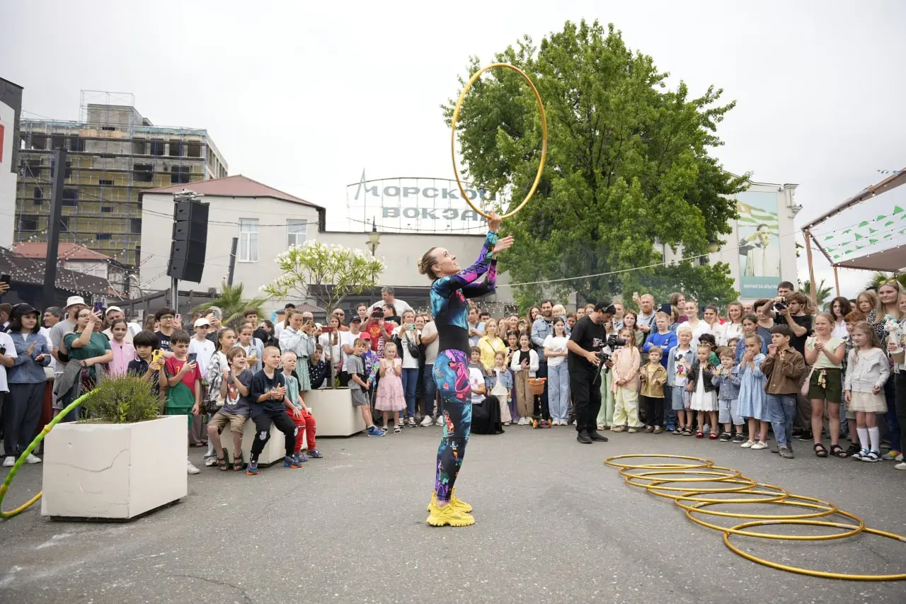 Созвездие смелых, засияло на дне города Сухума
