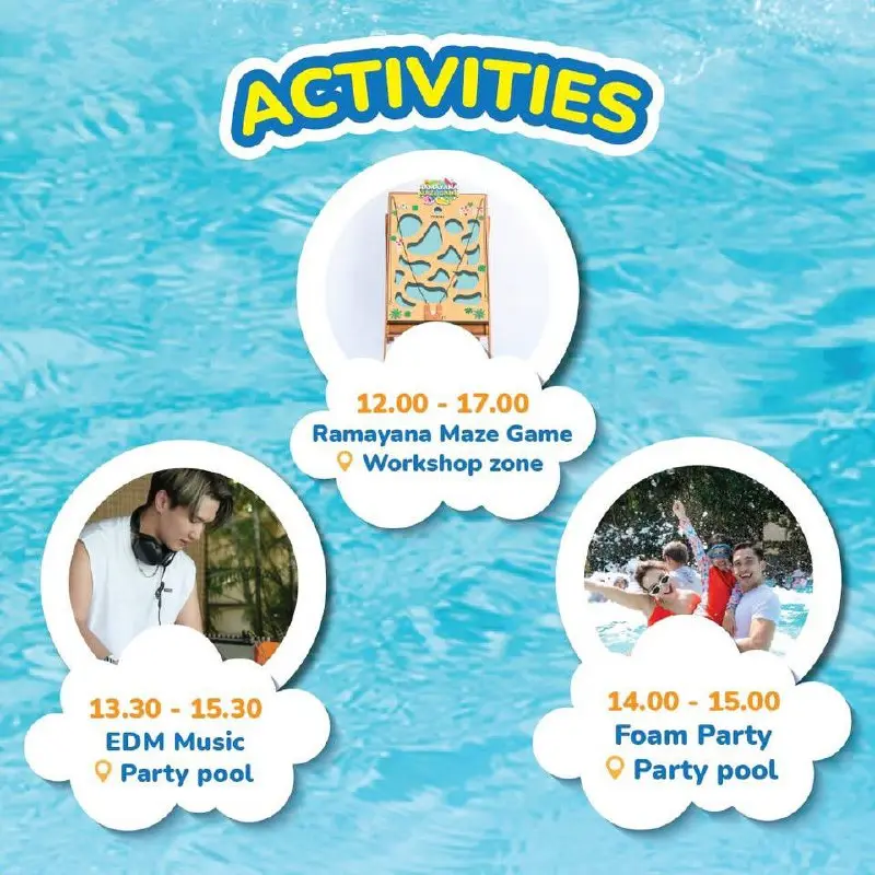 Праздничная программа в Ramayana Water Park