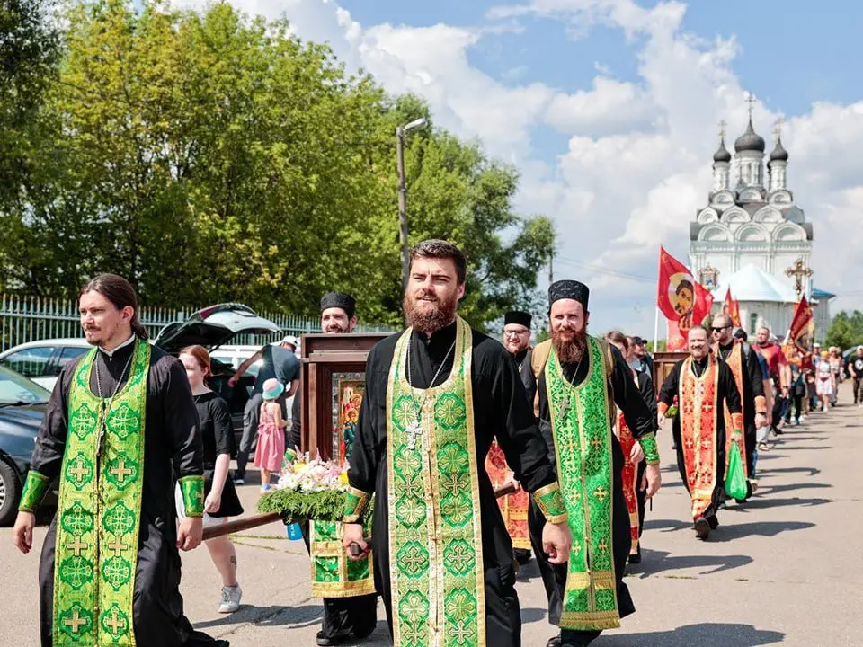 Крестный ход в Мытищах и Сергиевом Посаде
