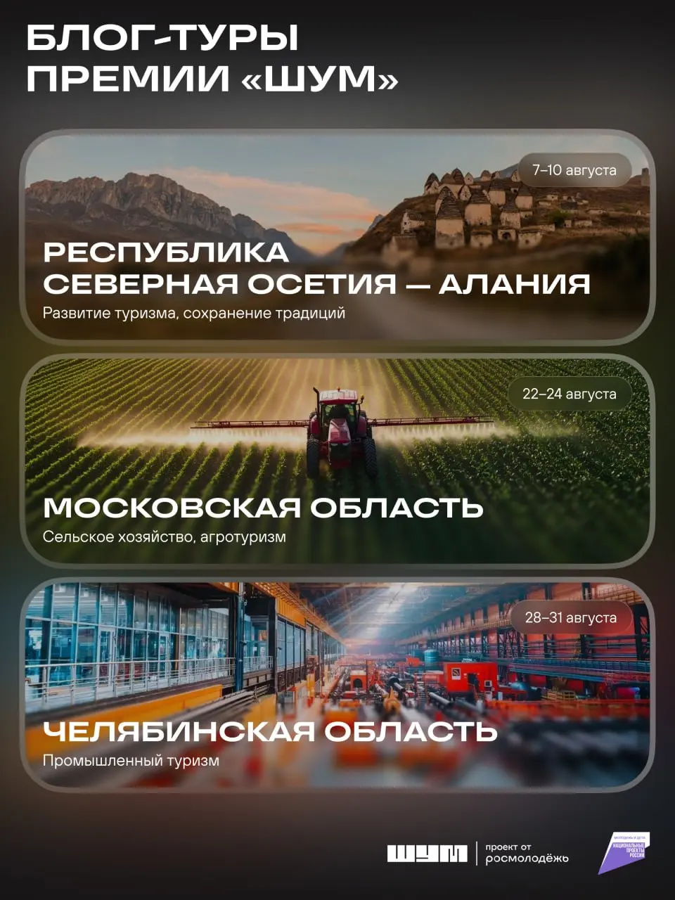 Всероссийская молодёжная премия в сфере медиа и журналистики «ШУМ» 2025