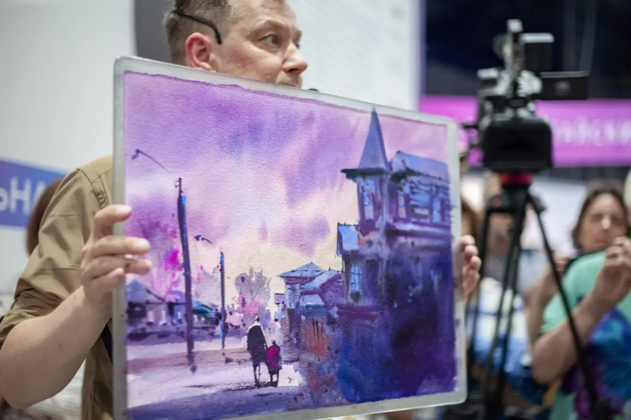 Демонстрационные мастер-классы по каллиграфии и живописи в "Титовой Арене" 23 июля