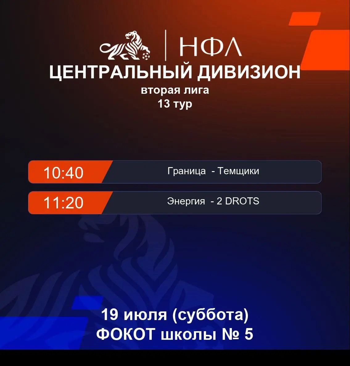 НФА Фестиваль Футбола 1/4 финала
