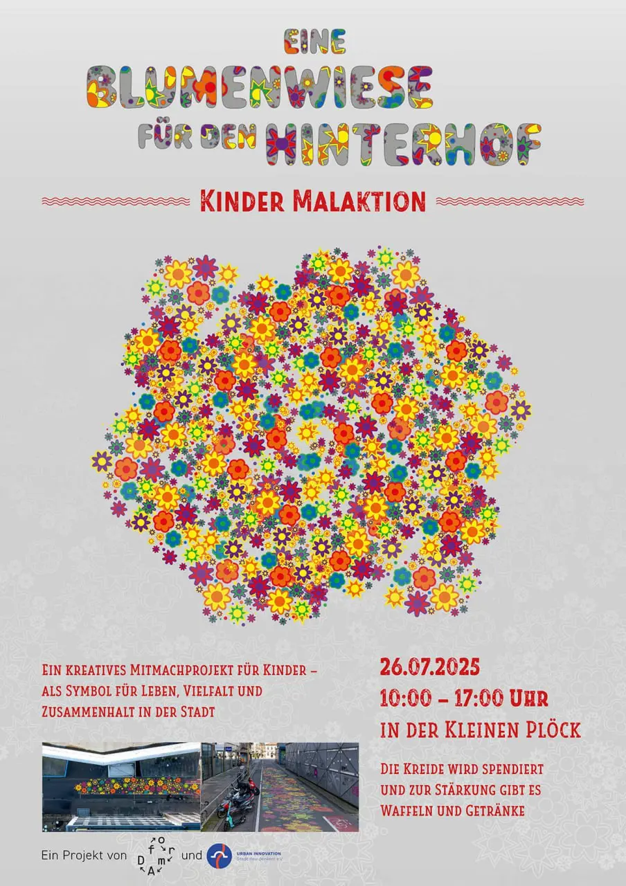 Детское мероприятие по уличной живописи