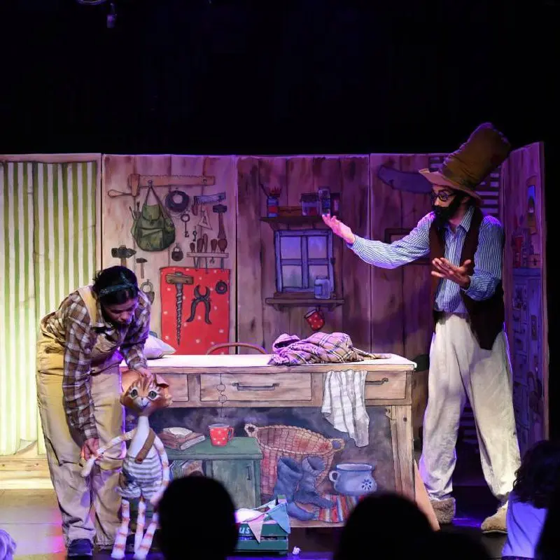 Спектакль «Петсон и Финдус» в Буэнос-Айресе