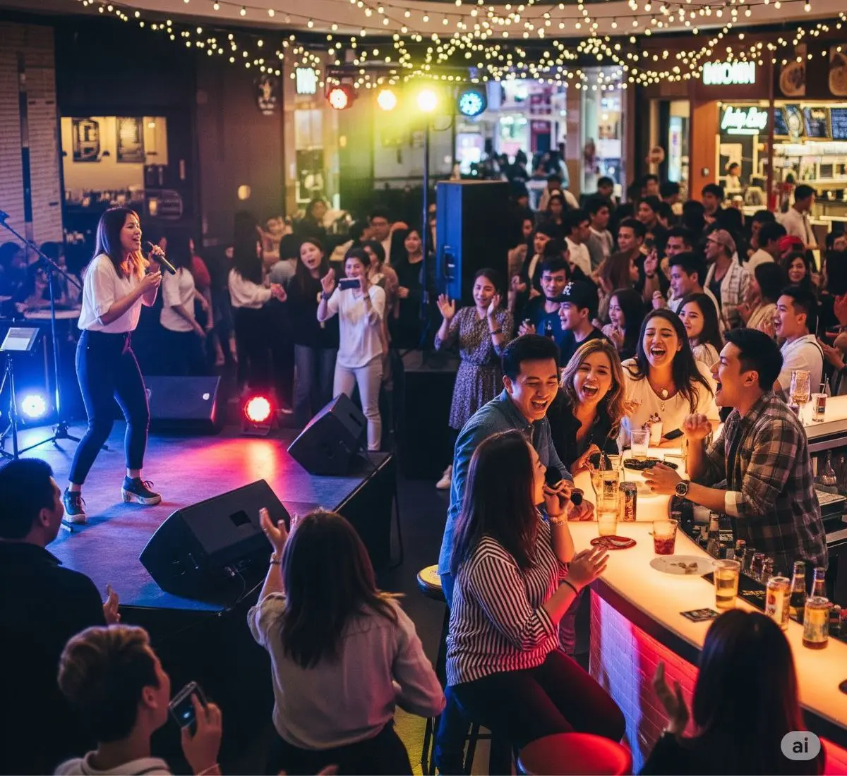 Незабываемая караоке-вечеринка на Фудмолле Конкорс!