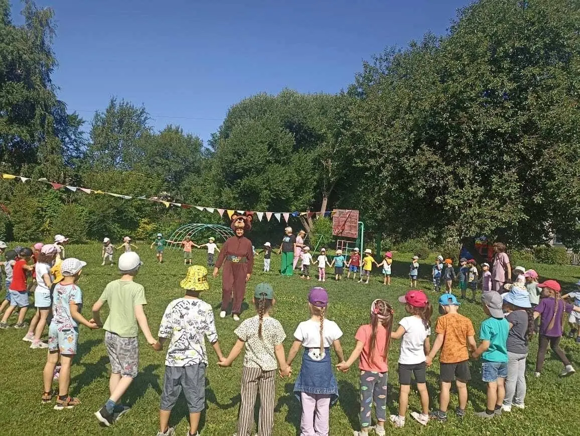 Малые летние "Олимпийские игры" в детском саду "Рябинка"