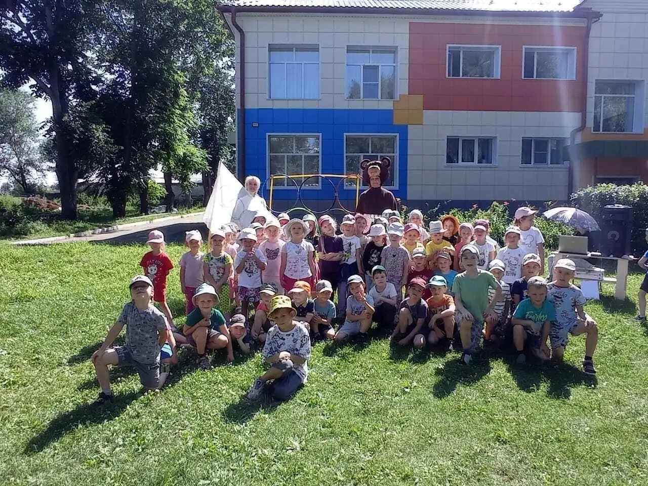 Малые летние "Олимпийские игры" в детском саду "Рябинка"