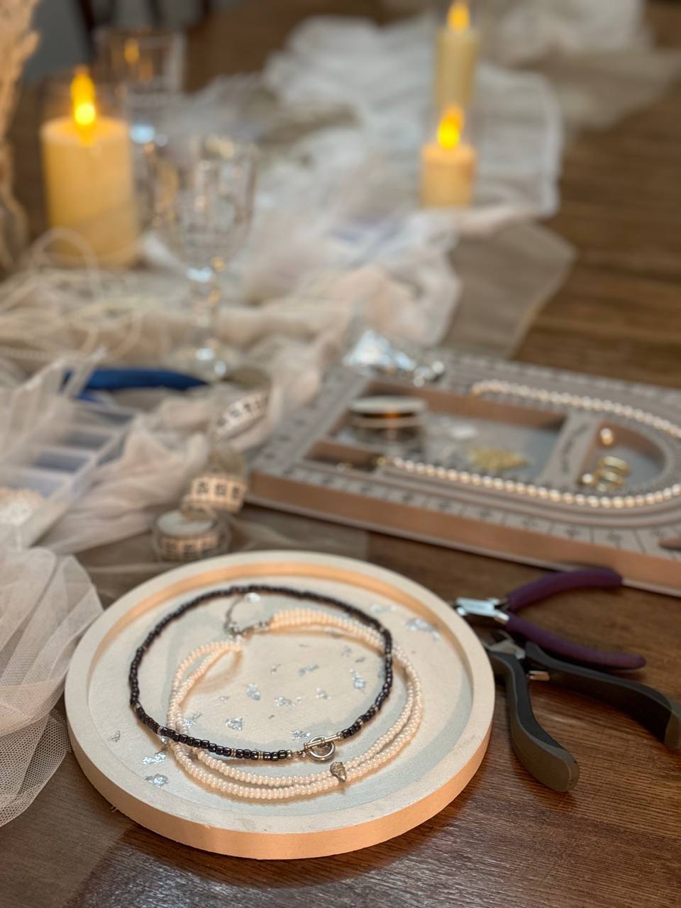 Мастер-класс Бусы из бисера