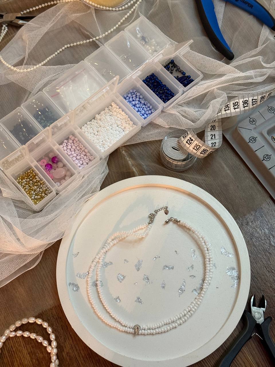 Мастер-класс Бусы из бисера