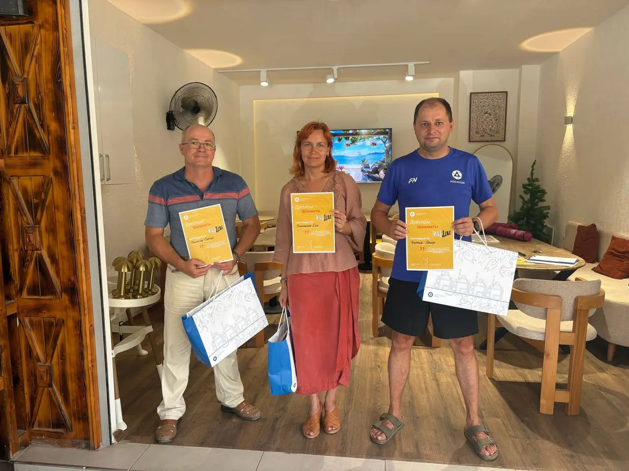 Шахматный праздник в Vienna-кафе