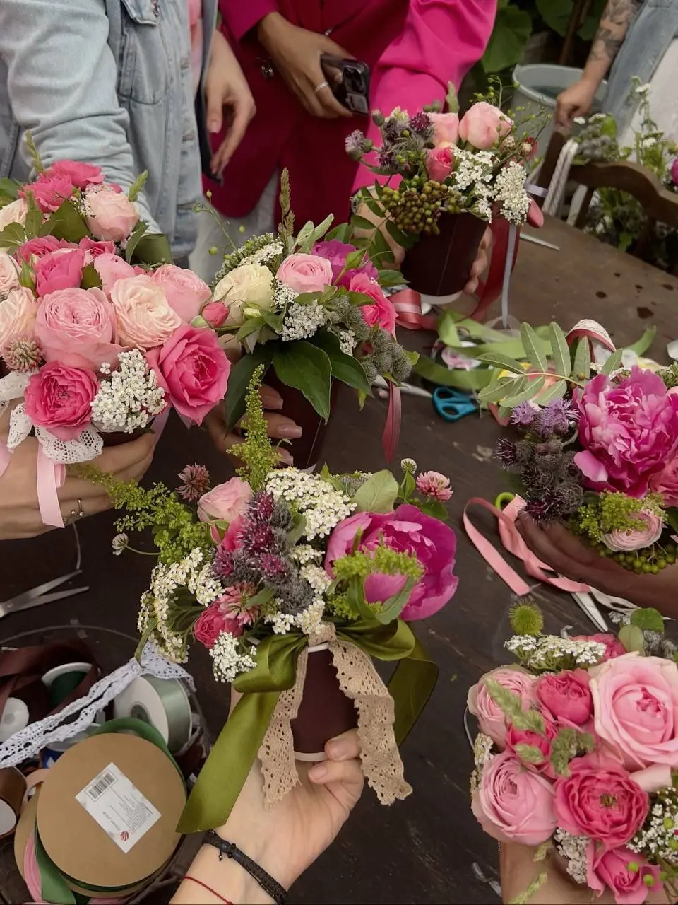 Мастер-класс с флористом Марией из мастерской Meita Flowers