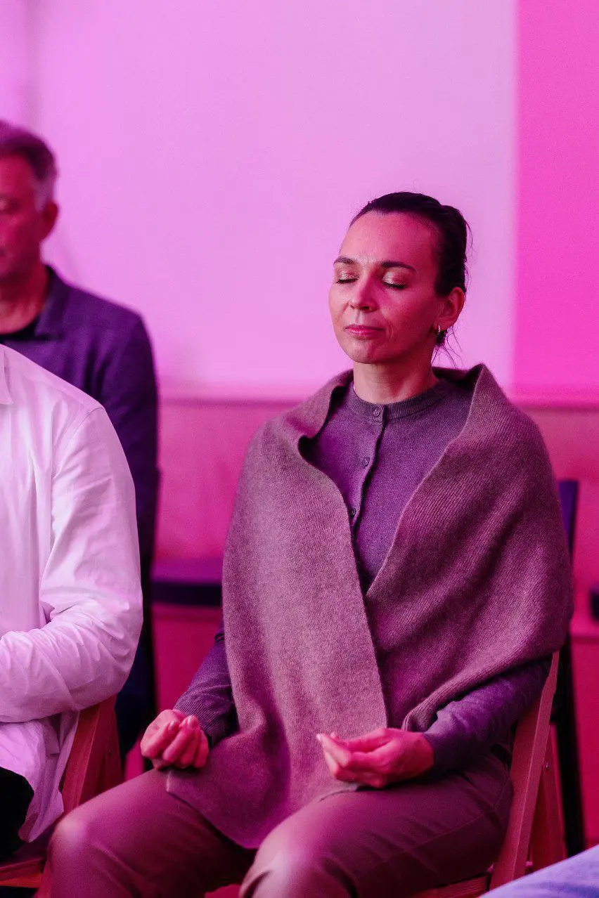 Медитации с инструктором в парке 'Северное Тушино' и саду им. Баумана.