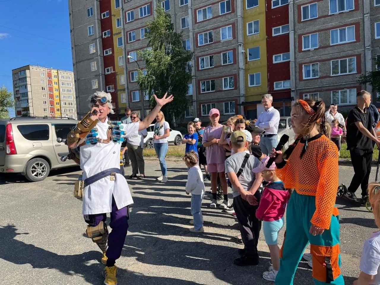 Детские праздники двора в Березниках 