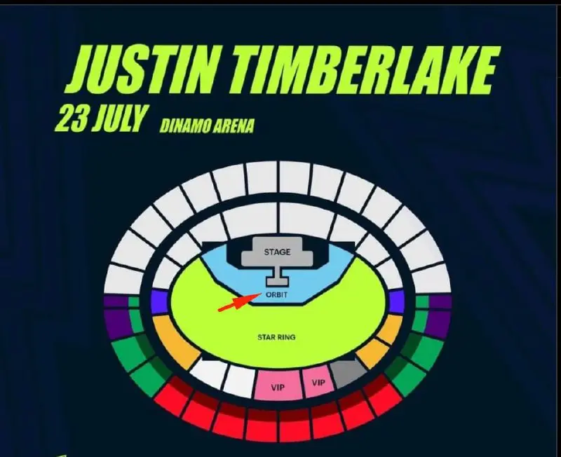 Justin Timberlake concert in Tbilisi
