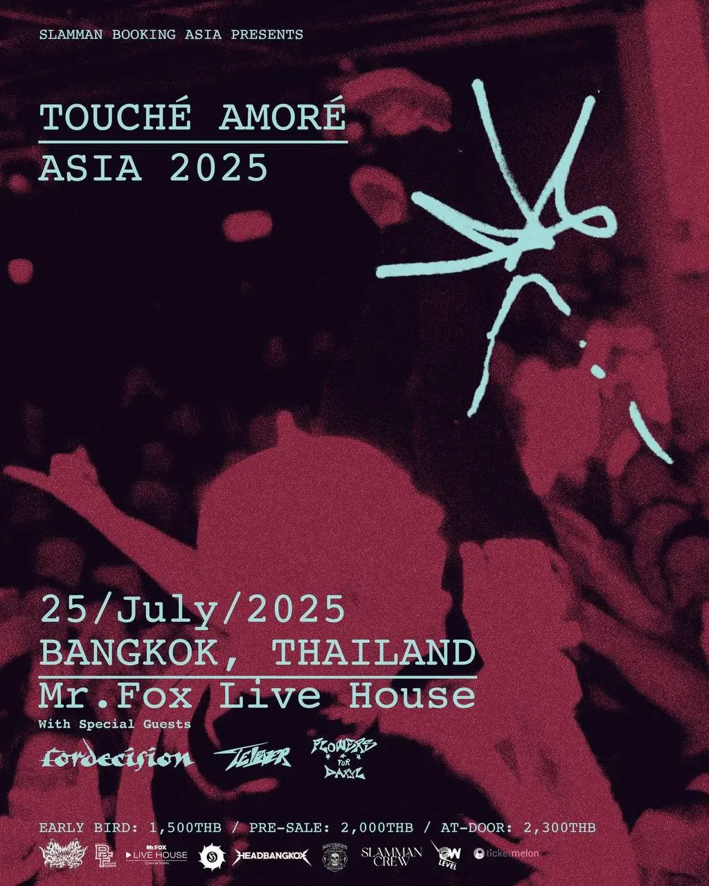 TOUCHÉ AMORÉ В БАНГКОКЕ – ПЕРВЫЙ РАЗ В ТАИЛАНДЕ