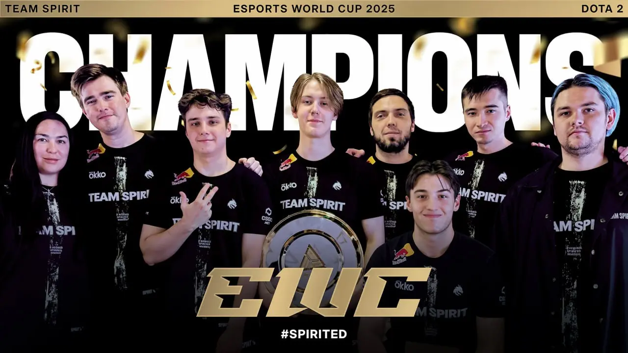 TEAM SPIRIT: EWC RIYADH 2025. CHAMPIONS VLOG