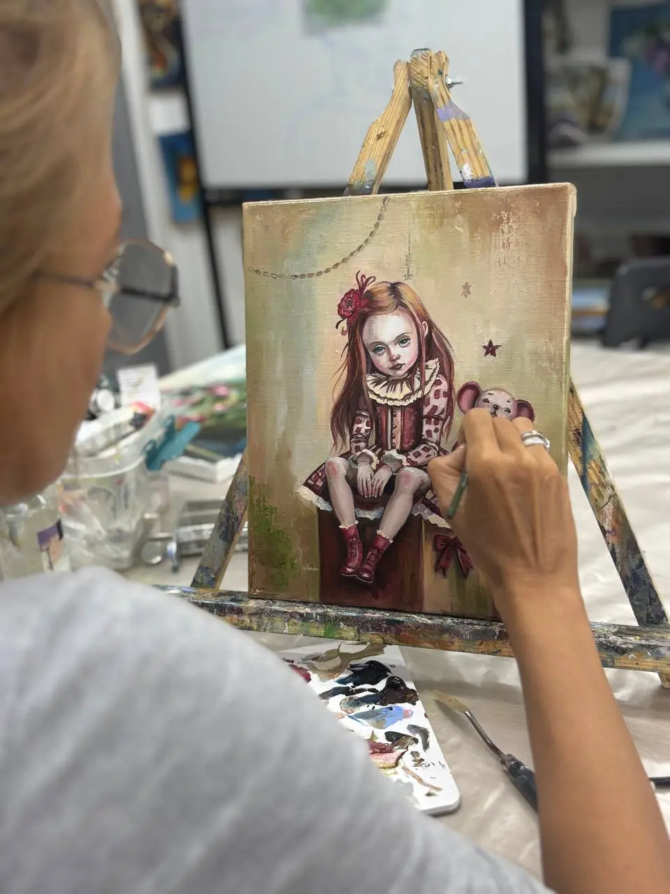 День «Свободного рисования» в студии 23 июля