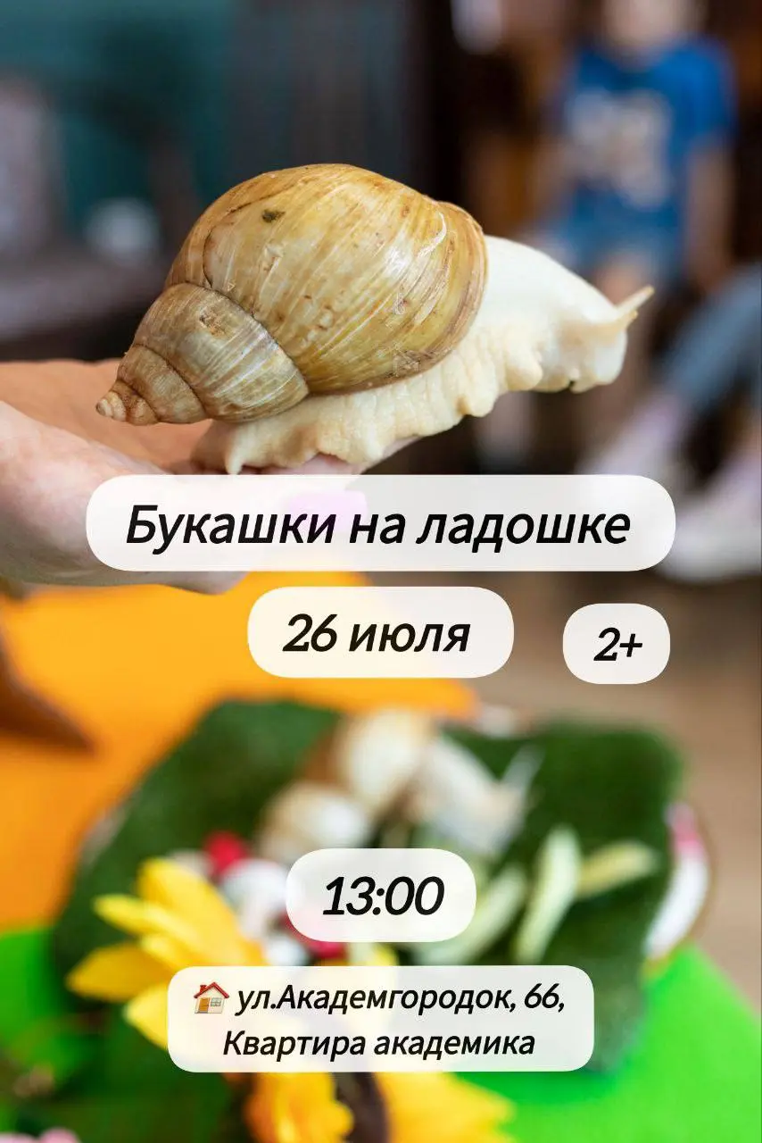 Занятие «Букашки на ладошке» 26 и 27 июля