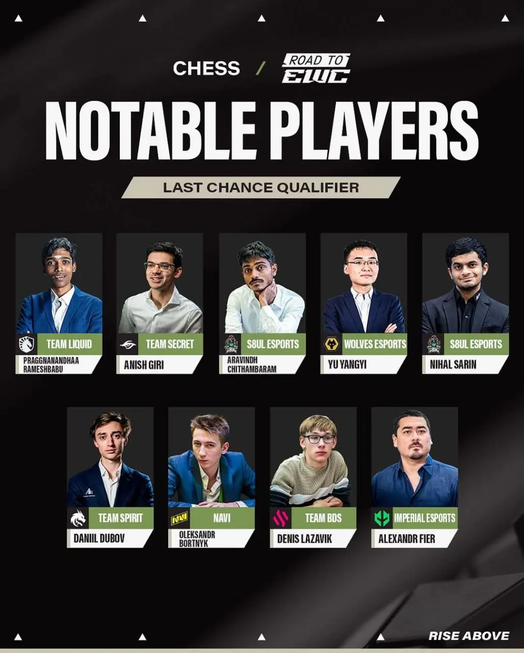 Заключительный отбор на EWC 24 июля