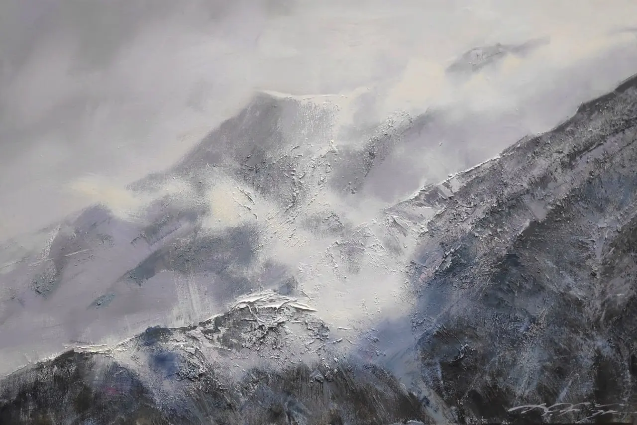 Демонстрационный мастер-класс художника Дениса Октября на выставке «Аз.Арт.Сибирь»