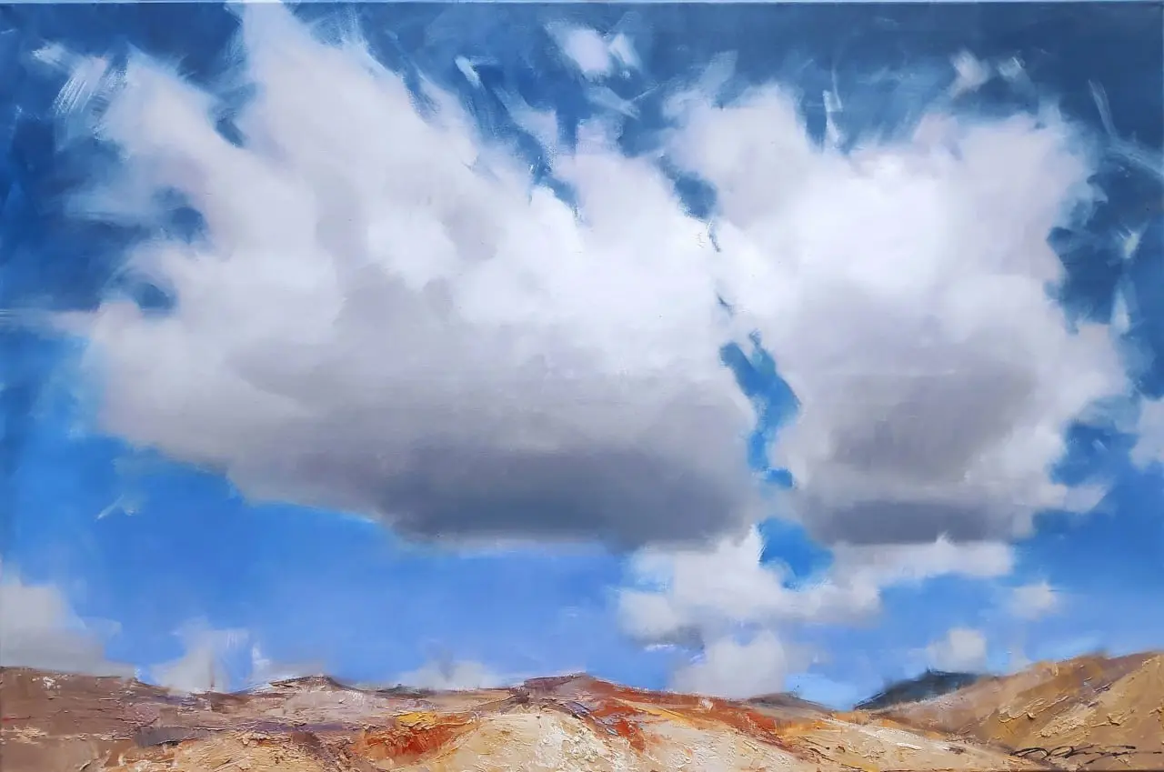 Демонстрационный мастер-класс художника Дениса Октября на выставке «Аз.Арт.Сибирь»