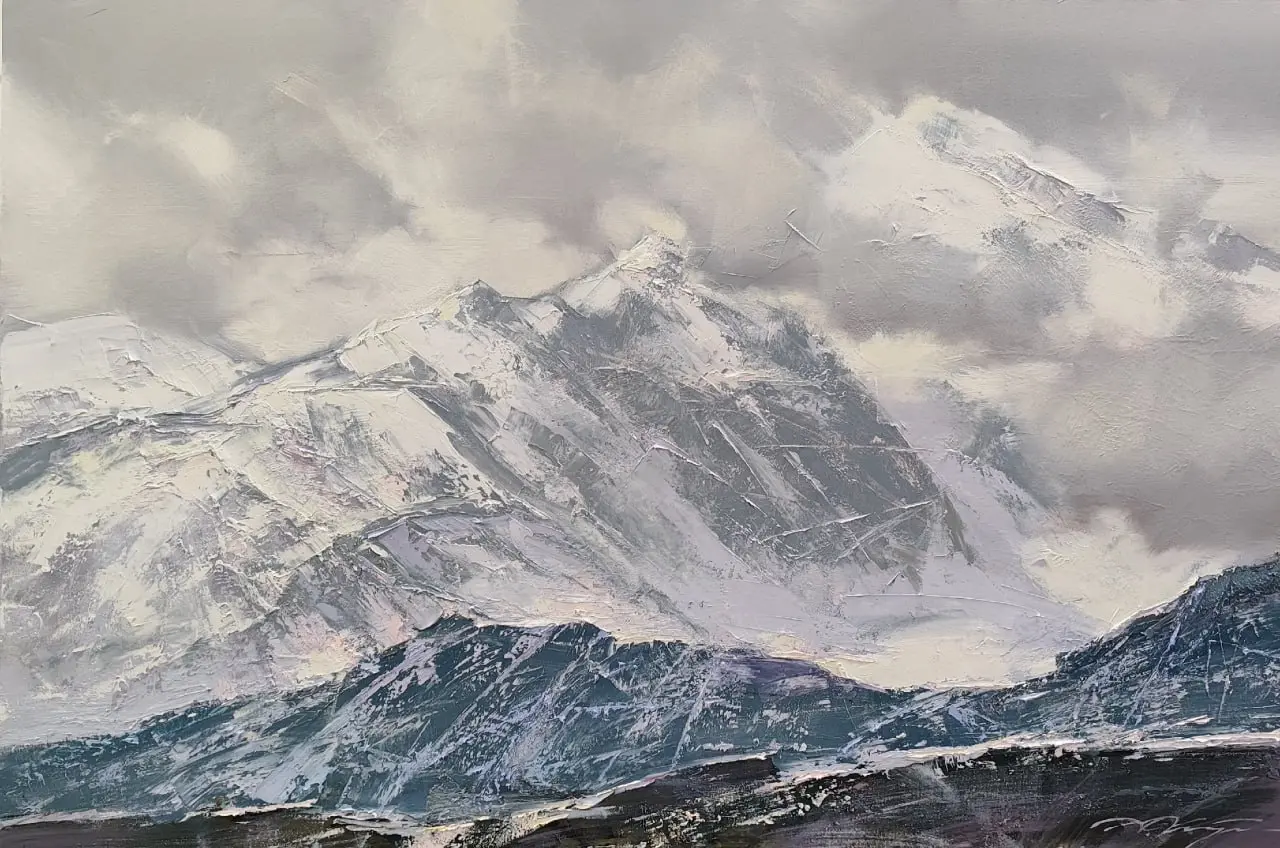 Демонстрационный мастер-класс художника Дениса Октября на выставке «Аз.Арт.Сибирь»