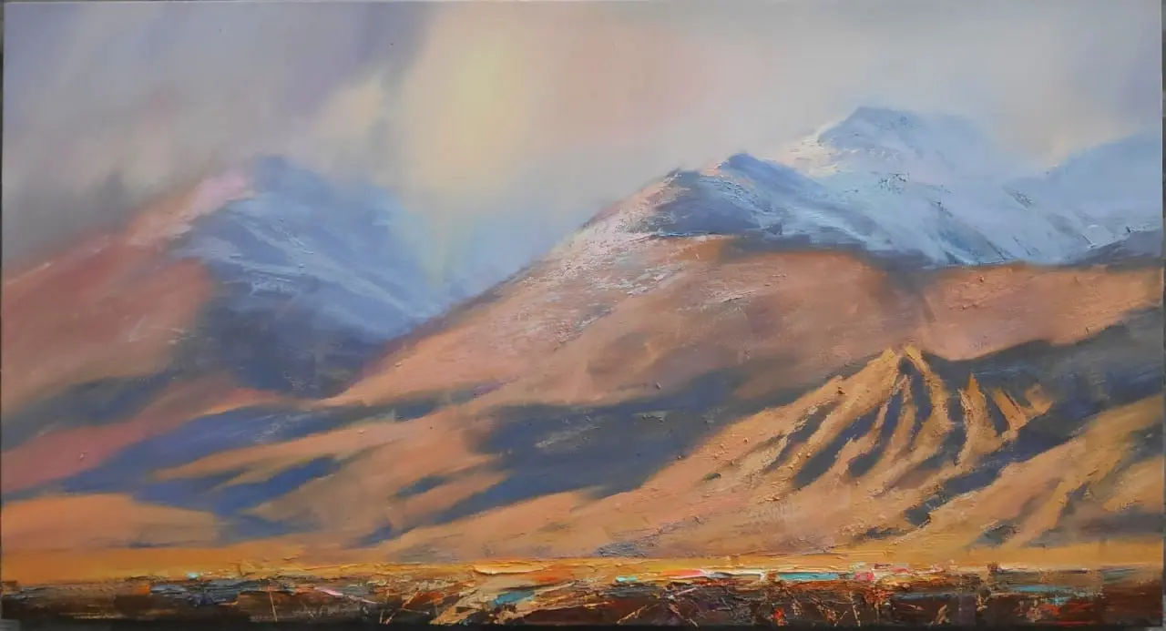 Демонстрационный мастер-класс художника Дениса Октября на выставке «Аз.Арт.Сибирь»