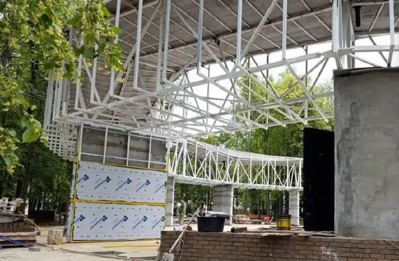 Обновление танцплощадки в Павловском парке им. 40-летия ВЛКСМ