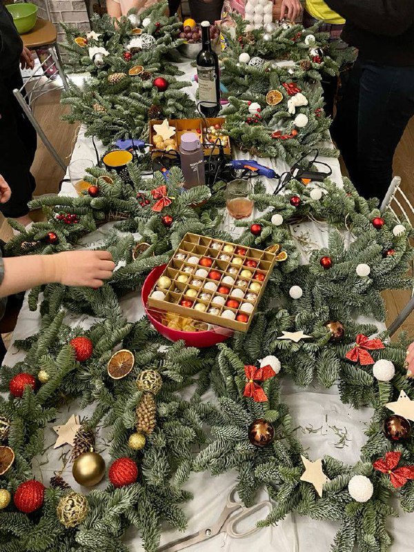 Мастер-класс новогодние венки