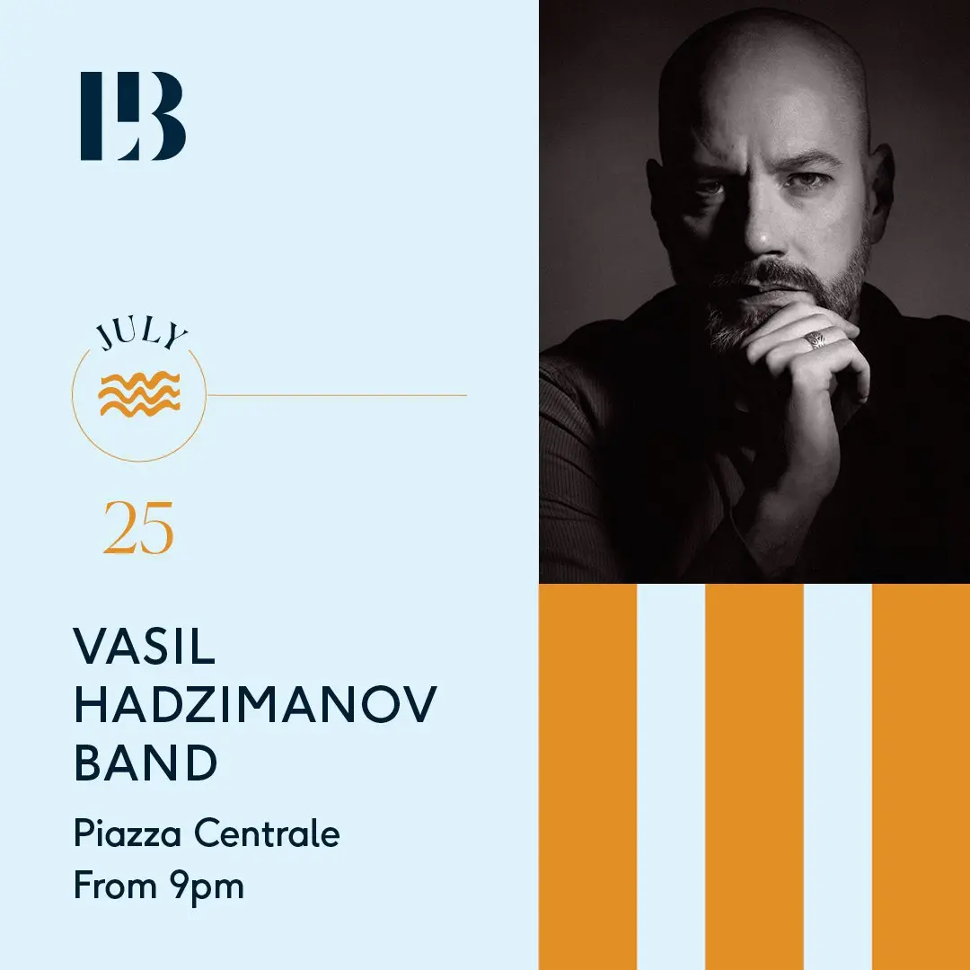 Живой концерт на Piazza Centrale — Vasil Hadžimanov Band