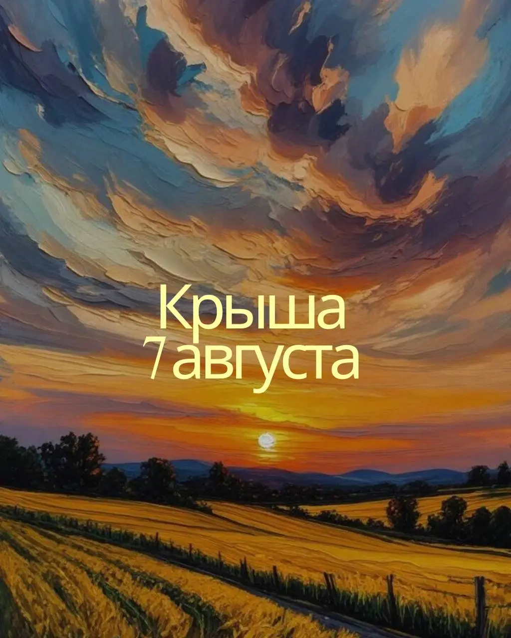 АФИША АВГУСТ