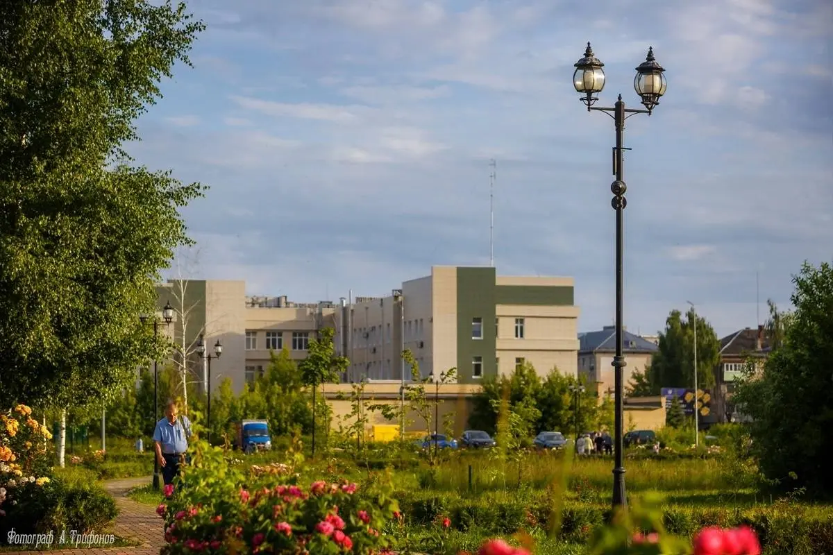 Летний вечер в городском парке Мурома