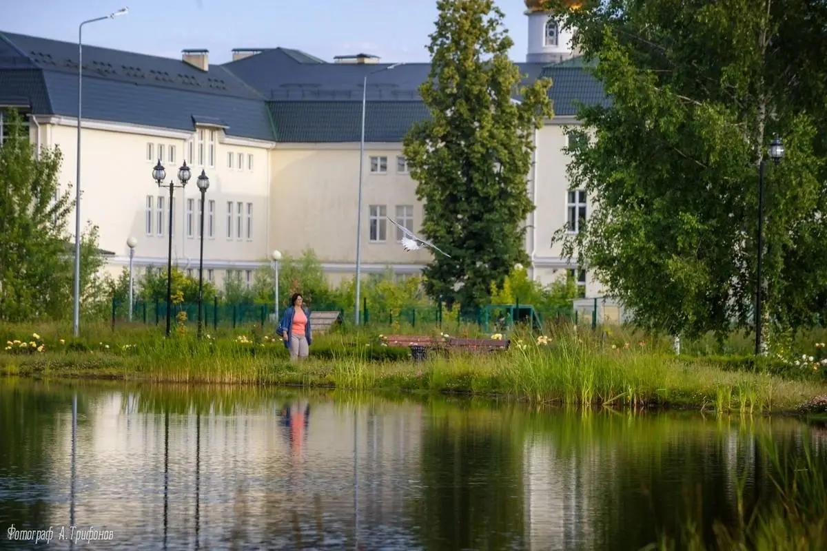 Летний вечер в городском парке Мурома