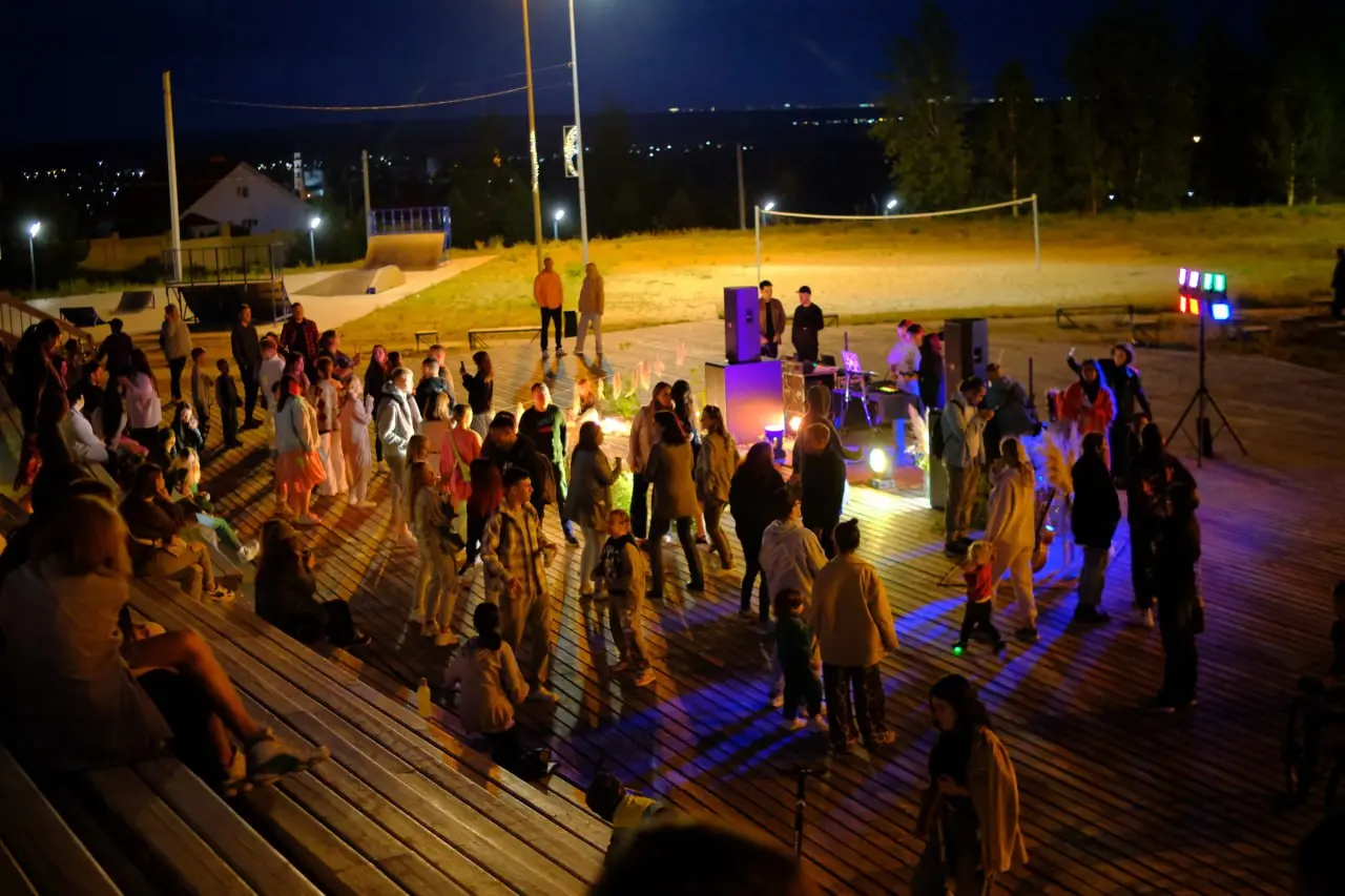 Open air на закате в Елабуге