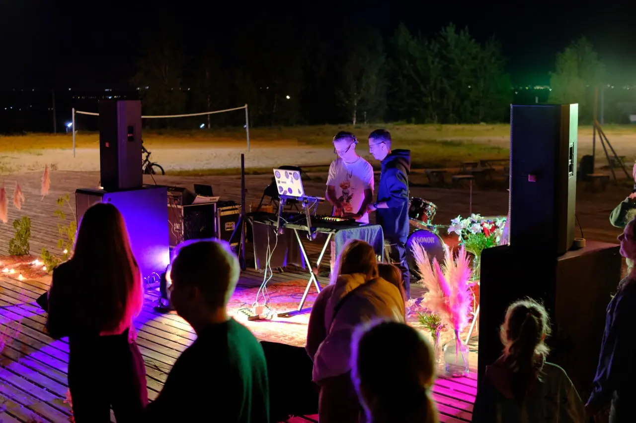 Open air на закате в Елабуге