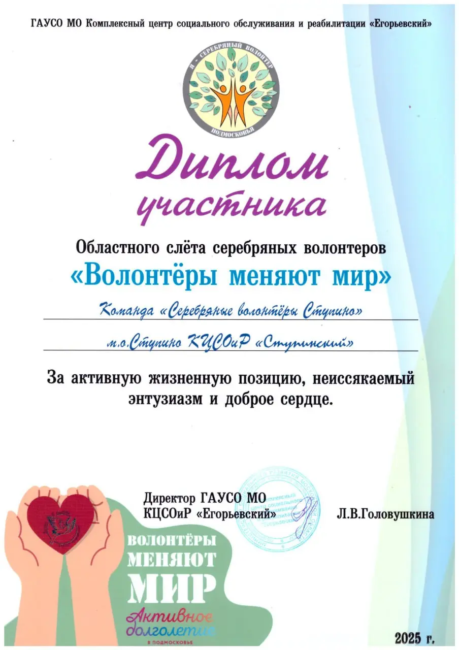 Слет серебряных волонтеров