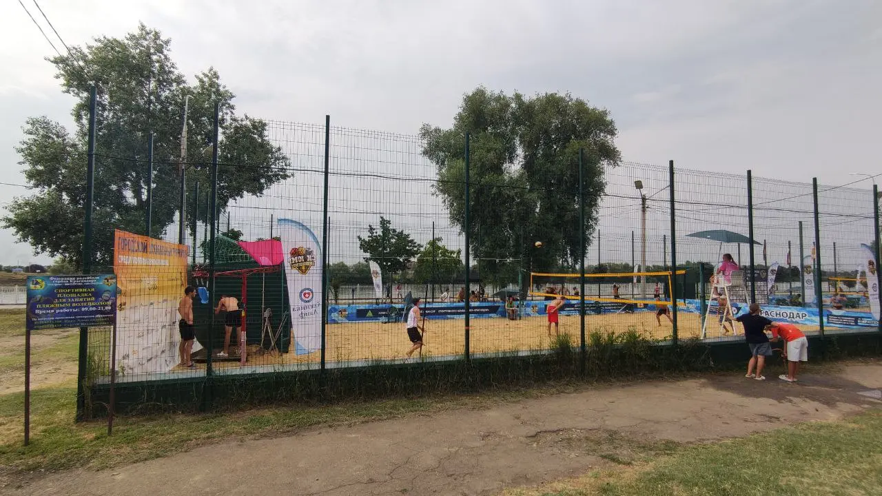 волейбольный турнир в Рождественском парке