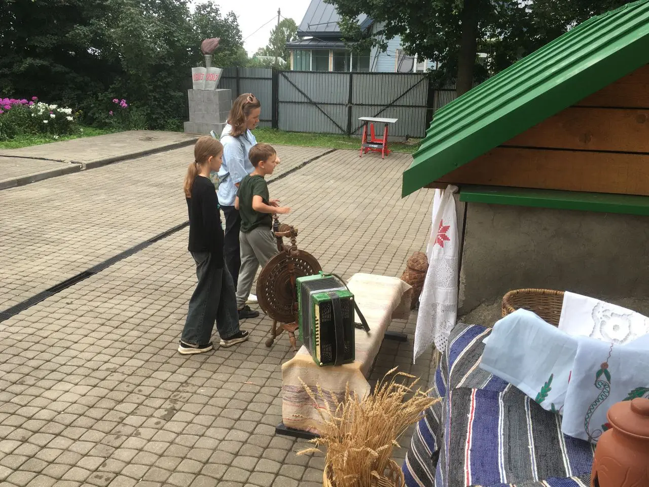 Нескучный дворик в Алексинском музее