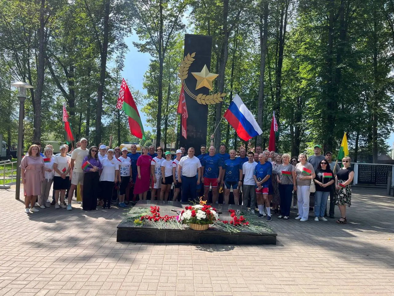 Велопробег памяти: Идрица – Россоны с Знаменем Победы