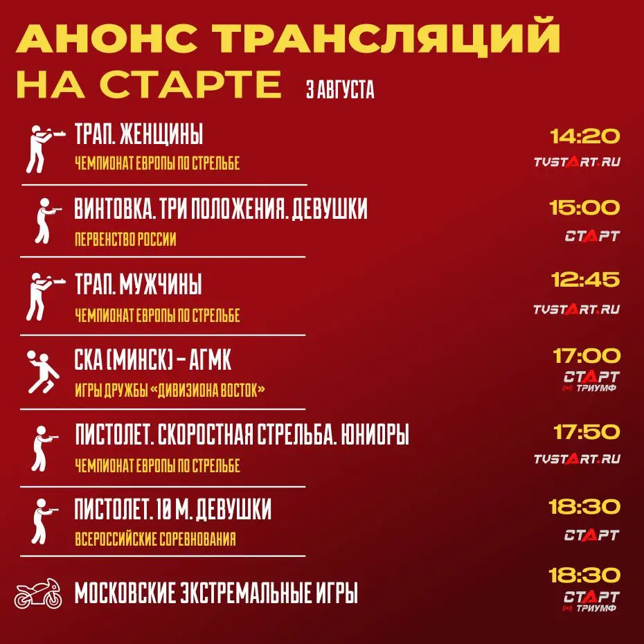 Завершающие спортивные мероприятия на TVSTART.RU и Московские экстремальные игры