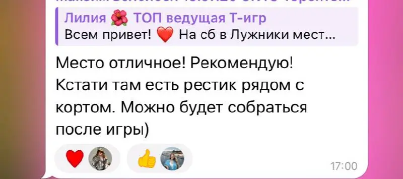 Волейбол в ЛУЖНИКАХ